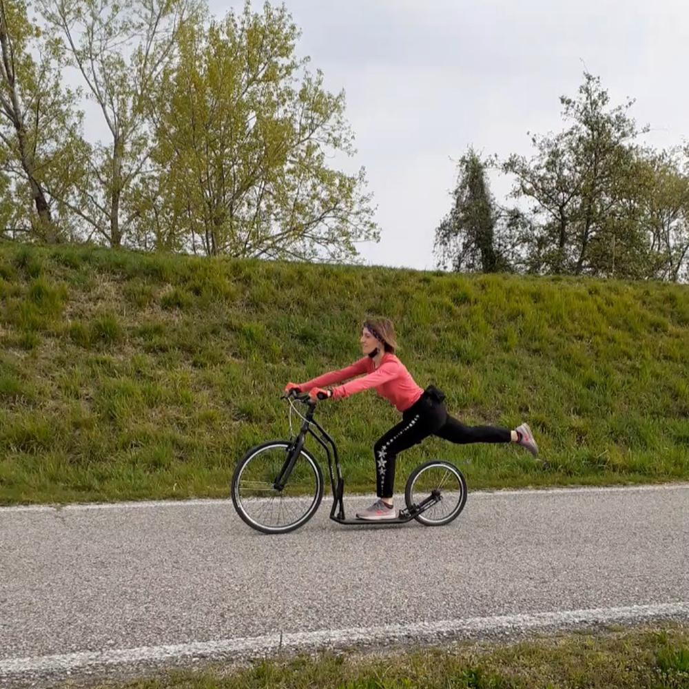 Excursion with the footbike