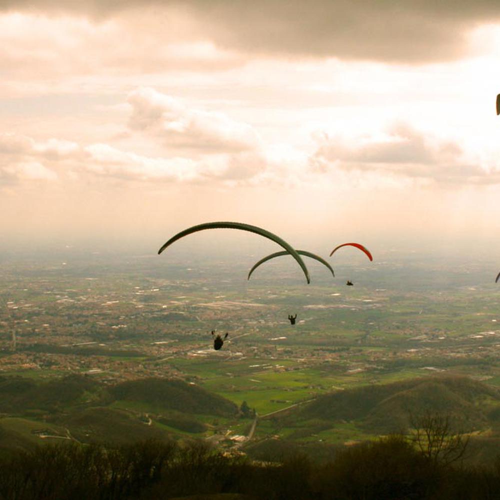 Paragliding flight